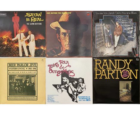 COUNTRY (INC. TOWNES VAN ZANDT) - LP COLLECTION. Yee-Hawin' with around 75 x LPs. To include Townes Van Zandt (x2) - Delta Mo