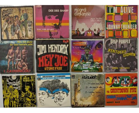 ROCK/ PSYCH - 7" COLLECTION (OVERSEAS PRESSINGS). Another smashing collection of around 18 7" singles, mostly overseas pressi