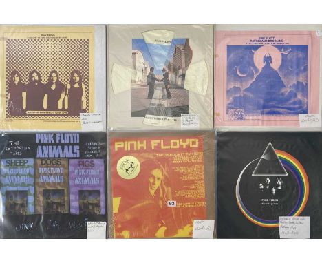 PINK FLOYD - PRIVATE RELEASES - LP PACK. A pack of 13 x LPs. Titles are Raving And Drooling, Travel Sequence, Wish You Were H