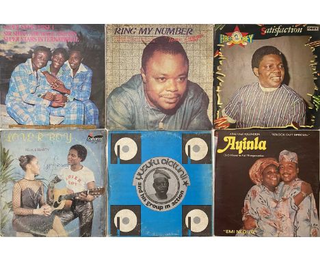 AFRICAN - LP RARITIES. A pack of 23 x LPs. Artists/ Titles include Ebenezer Obey - Satisfaction, Alhaji Chief Kollington - Ay