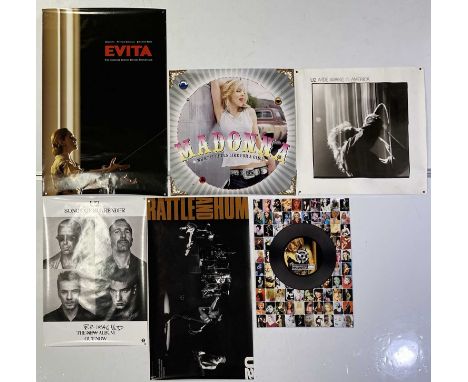 A mixed assortment of music memorabilia to inc: 12 issues of 'Electronic Sound', 3 issues of 'Maggot Brain', Madonna memorabi