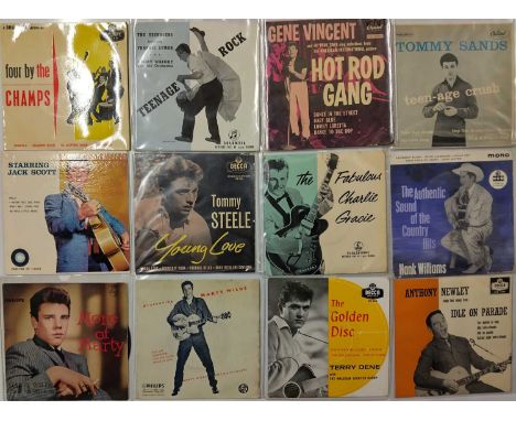 R&amp;R - 7"/EP COLLECTION. Cracking instant collection of 58 x 7"/EPs. Artists/titles include The Champs - Four By, The Teen