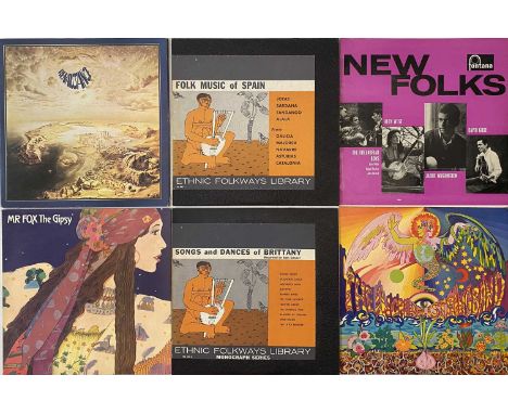 FOLK/ FOLK ROCK/ SINGER-SONGWRITER - LP COLLECTION. Another smashing collection of around 90 folky LPs. Artists/ titles inclu