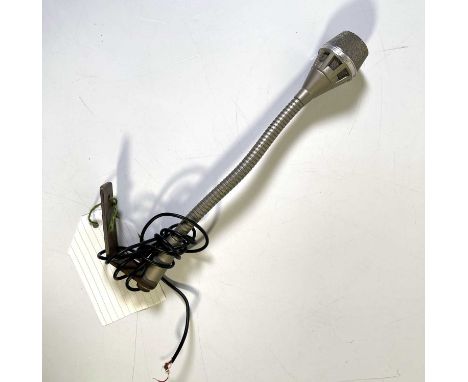 A circa 1980s AKG D590 vintage gooseneck dynamic cardioid microphone. 
