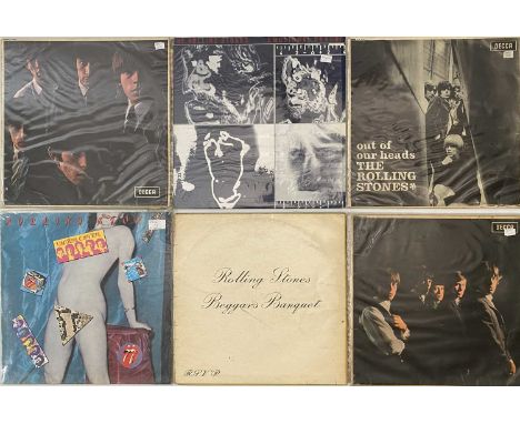CLASSIC/ HEAVY ROCK - LP COLLECTION. A timeless collection of around 60 rock LPs. Artists/ titles include The Rolling Stones 