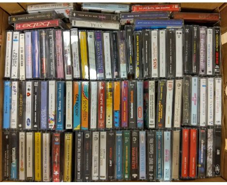 ROCK AND POP CD AND CASSETTE SINGLES COLLECTION - collection of approximately 50 CDs and 300 cassettes. Collection to include