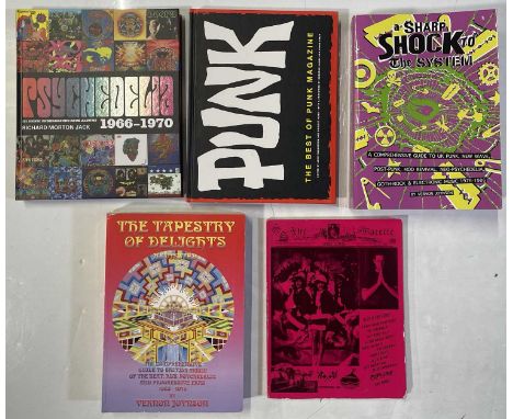 Five collectable music books to inc: Tapestry of Delights Revisited (Borderline, 2006), A Sharp Shock To The System (Borderli
