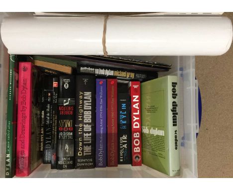 BOB DYLAN - LP COLLECTION PLUS MEMORABILIA. Excellent collection of 39 x LPs plus a selection of 18 books, a small number of 