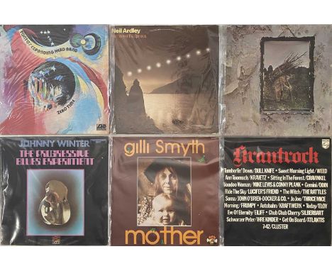 ROCK / PROG / PSYCH - LP / 7" COLLECTION. A collection of approx 42 x LPs and approx 120 x 7". Artists/ Titles include Led Ze