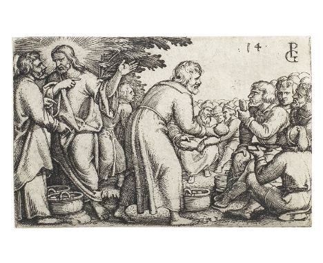 Georg Pencz (German, 1500-1550)A Collection of twenty-two Engravings Religious and mythological subjects, including seven fro