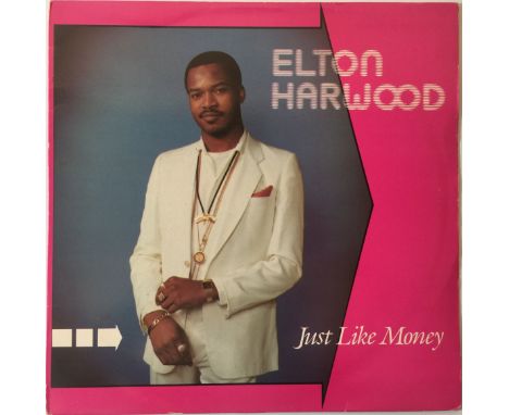 ELTON HARWOOD - JUST LIKE MONEY 12" (ORIGINAL UK PRESSING - HARWOOD HARD-01). In-demand Modern Soul/Boogie winner from Elton 