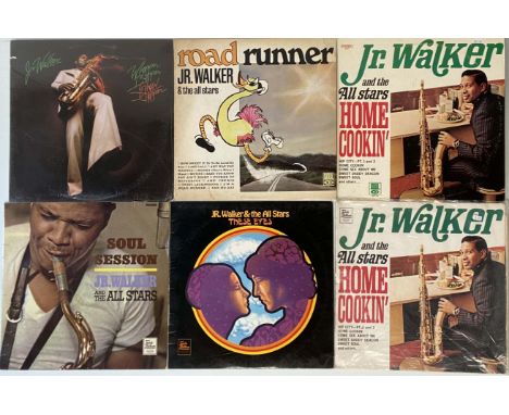 JR WALKER/EDWIN STARR - LP/12" COLLECTION. Magic split collection of 50 LPs/12" from these Motown kings! Jr. Walker &amp; The