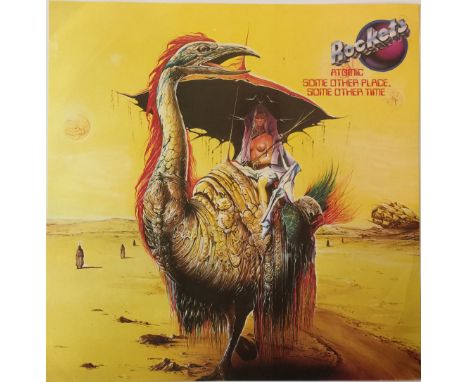 ROCKETS - SOME OTHER PLACE, SOME OTHER TIME 12" (ORIGINAL ITALIAN YELLOW VINYL, ROCKLAND RKL 15095). Scarce original 1983 Ita