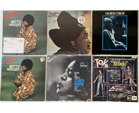 FEMALE LED CLASSIC SOUL/R&amp;B/FUNK - LPs. Key additions to any collection with these 44 x (mainly) LPs. Artists/titles are 