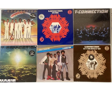 DISCO/SOUL/FUNK - LPs/12". Killer grooves again with 50 x LPs/12" here. Artists/titles are T Connection (x10) inc. S/T (Dash 