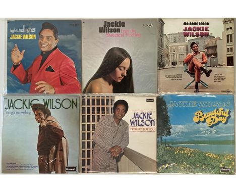 JACKIE WILSON - LP &amp; 12" COLLECTION. Sweet collection of 21 x LPs plus 6 x 12" from Jackie, once again loaded with US and