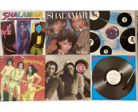 SHALAMAR/LEVEL 42 - 12"/LP COLLECTION. Funky as split collection of 73 x 12"/LPs. Shalamar (x32) titles include The Look, Thr