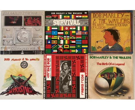 BOB MARLEY AND RELATED. Instant collection from one of the most important artists in musical history, to include: 21 LPs / co