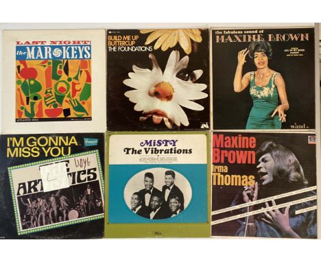 60s US SOUL - LPs. Wicked pack of 14 x classic 60s Soul LPs. Titles are Maxine Brown - The Fabulous Sound Of (Wand 656 - VG c