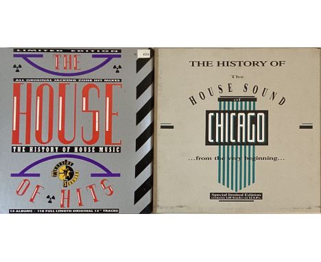 HOUSE - LP BOX SETS. Smart bundle of 2 x LP box sets. Titles are The History Of The House Sound Of Chicago (...From The Very 