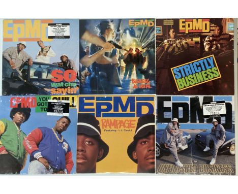 US HIP HOP - LPs/12". Magic collection of 24 x LPs/12". Artists/titles are EPMD (x10) inc. Strictly Business (SBUK LP1), Unfi