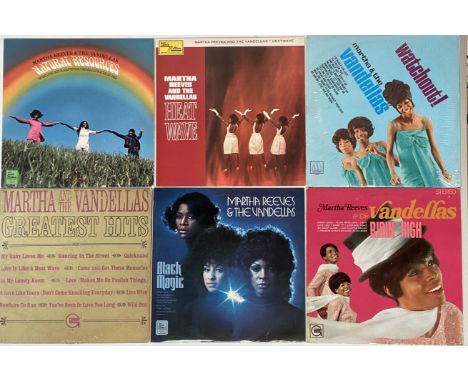 MARTHA AND THE VANDELLAS. 12 LPs/comps here, US and UK titles included. Titles: Heatwave (TML 11005), Sugar N Spice (STML 111