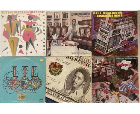 CLASSIC SOUL/FUNK/DISCO - LPs/12". Stirrin' collection of 45 x LPs/12". Artists/titles include Bill Summers (x7) inc. Jam The