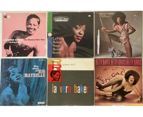 FEMALE LED CLASSIC SOUL/R&amp;B/FUNK - LPs/12". Wicked LPs with 22 here. Artists/titles are Lavern Baker (x3) - Sings Bessie 