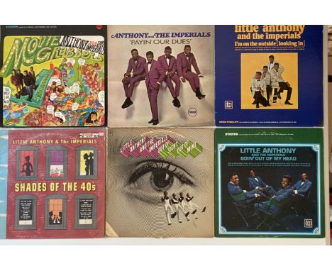 LITTLE ANTHONY / THE OLYMPICS / JAY &amp; THE TECHNIQUES US LPS. Mixed collection of 15 titles from Little Anthony and the Im