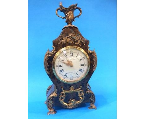 A decorative bracket clock, by Hour-Lavigne a Paris, 42cm height