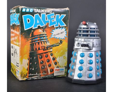 Doctor Who - Palitoy - BBC Talking Dalek - an original vintage c1975 BBC Licensed battery operated Dalek action figure. Missi