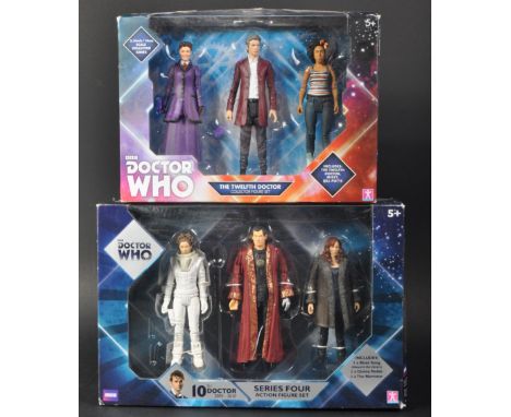 Doctor Who - Character Options - two boxed action figure sets, comprising: 'Series Four - Action Figure Set' and 'The Twelfth