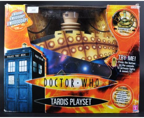 Doctor Who - Character Options - a Character made TARDIS action figure playset featuring cardboard outer phone box panels and