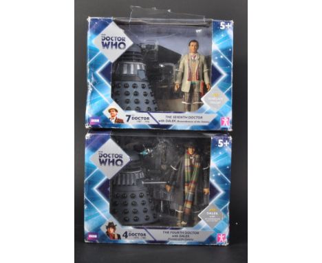Doctor Who - Character Options - Doctor And Dalek action figures - The Fourth Doctor With Dalek (Genesis Of The Daleks) - fac