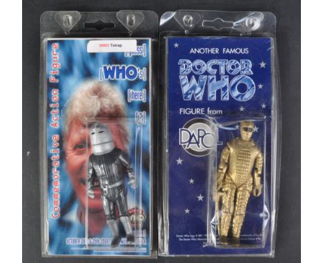 Doctor Who - Dapol - two scarce limited release carded Dapol action figures - Sontaran (Commemorative Action Figure from the 