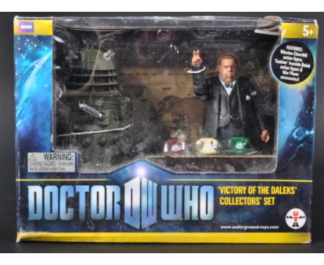 Doctor Who - Underground Toys - a Victory Of The Daleks Collectors' Set boxed set of action figures from the Eleventh Doctor 
