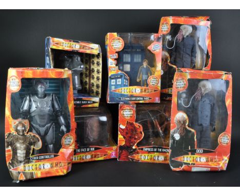 Doctor Who - Character Options - a collection of assorted Character made Dr Who action figures / playsets. All larger sets, t