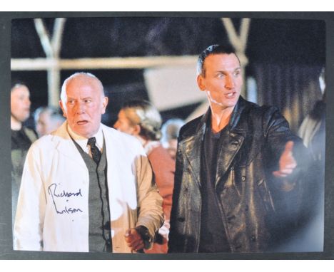 Doctor Who - Richard Wilson (Dr Constantine) - a large autographed 16x12" colour photograph from the iconic BBC sci-fi series