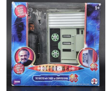 Doctor Who - Underground Toys - a boxed action figure set ' The Master With TARDIS As Computer Bank ' by Underground Toys. Co