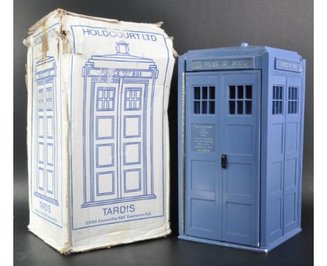 Doctor Who - Holdcourt Ltd - an original vintage c1988 BBC Enterprises TARDIS Telephone Box (with telephone). Wooden construc