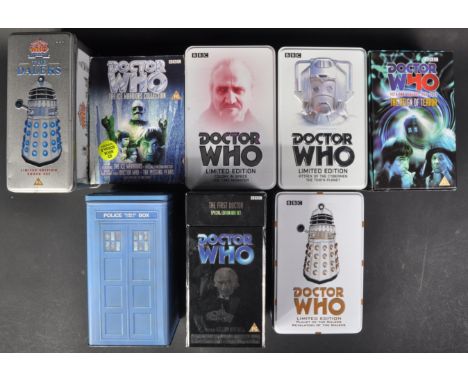 Doctor Who - Limited / Special Edition VHS Sets - a collection of x8 original vintage Dr Who VHS tape sets, many Limited Edit