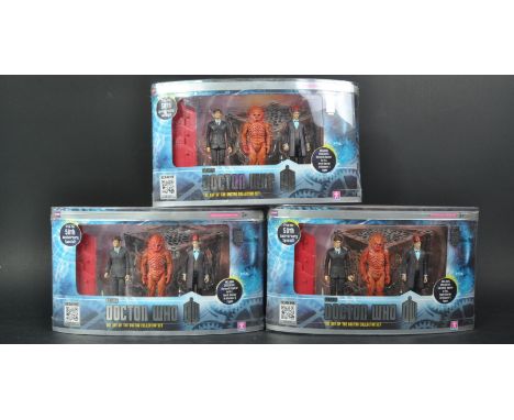 Doctor Who - Character Options - x3 ' The Day Of The Doctor Collector Set ' boxed action figure playsets. 3.75" scale. All fa