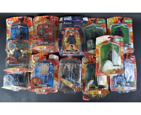 Doctor Who - Character Options - a collection of approx x15 assorted Dr Who action figures - Ninth to Eleventh - all with var