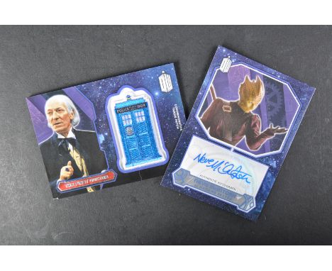 Doctor Who - Topps Trading Cards - x2 special issue Topps trading cards, comprising: a Neve McIntosh Autograph Card and a Fir