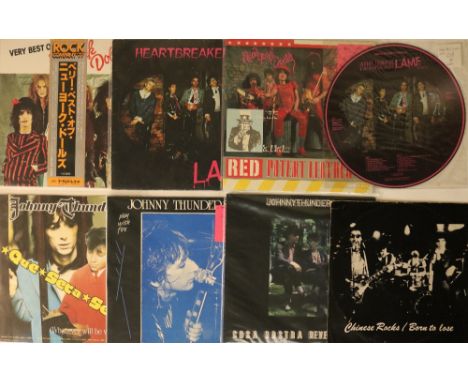 JOHNNY THUNDERS &amp; RELATED - LPs/12". High energy collection of 15 x LPs/12" loaded with rarities sure not to leave you he