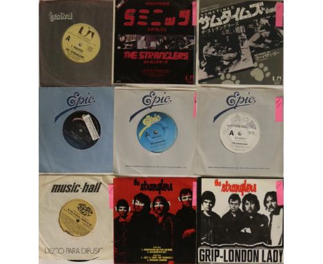 THE STRANGLERS - OVERSEAS 7" COLLECTION. Going on more than a stroll in the trees(!) with The Stranglers with this mega smart
