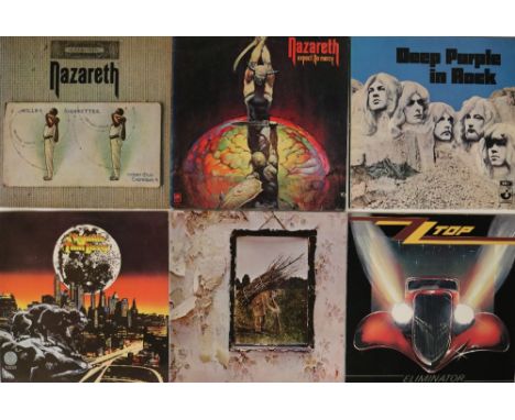 CLASSIC/HEAVY ROCK LPs. Essential bundle of 11 x LPs. Titles are Nazareth (x2) - Exercises (1st UK pressing, PEG 14 - super f