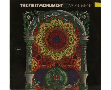 MONUMENT - THE FIRST MONUMENT LP (ORIGINAL UK PRESSING - BEACON BEAS 15). Really fine copy of the spooky 1971 LP (Beacon - BE