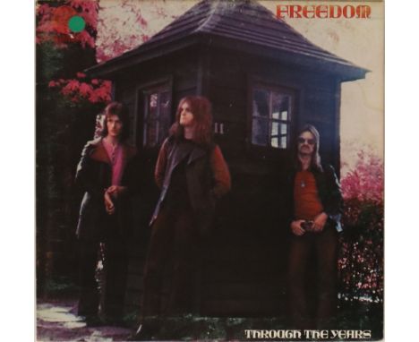 FREEDOM - THROUGH THE YEARS LP (1ST UK VERTIGO SWIRL - 6360 049). Very nice original UK pressing of the 1971 LP from Freedom 