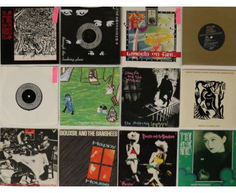 SIOUXSIE AND THE BANSHEES/THE CREATURES - UK 7" COLLECTION. Expert collection of 25 x UK 7" releases including promos. Titles